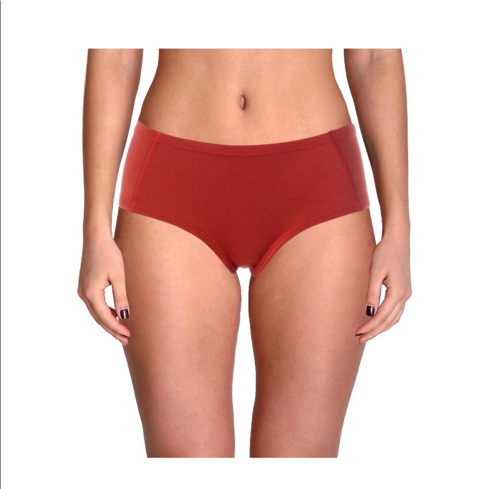 Cynthia Rowley Floater Bikini Bottom Rust